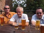 Click to view big image Laurence Dempsey, Brian Holt, Tony Hancock. Aug '05